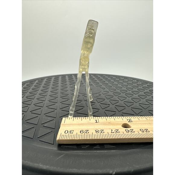 Vintage Clear Lucite Mini Horse Figurine. Curio Cabinet Display - Picture 7 of 7